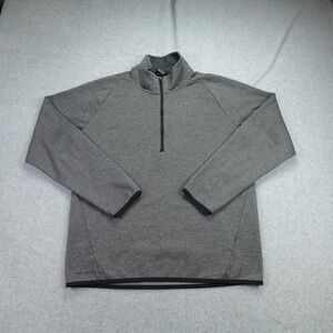 Nike Pullover Mens Small Gray Dri-FIT Element 1/4 Zip Fleece Sweater